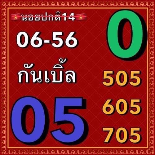 แนวทางหวยฮานอย 14/9/66 ชุดที่ 12