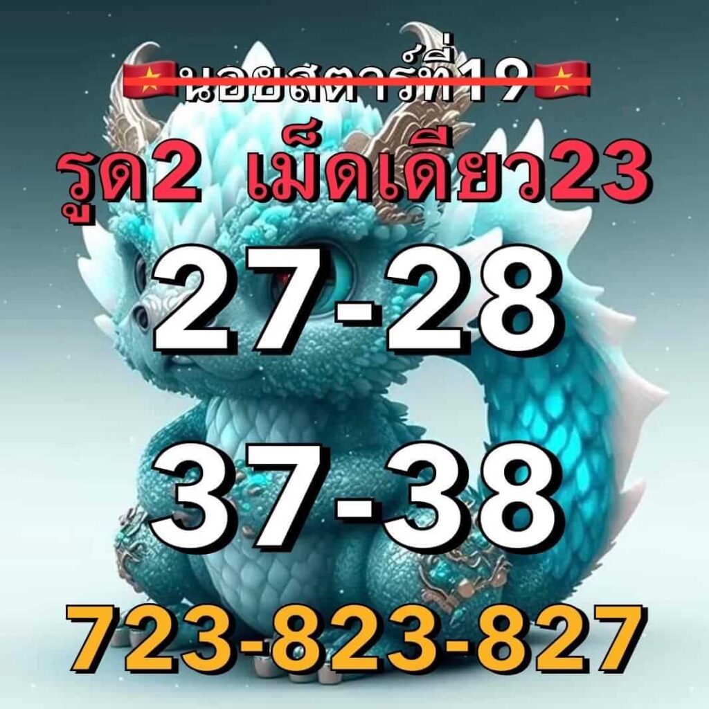 แนวทางหวยฮานอย 19/9/66 ชุดที่ 7