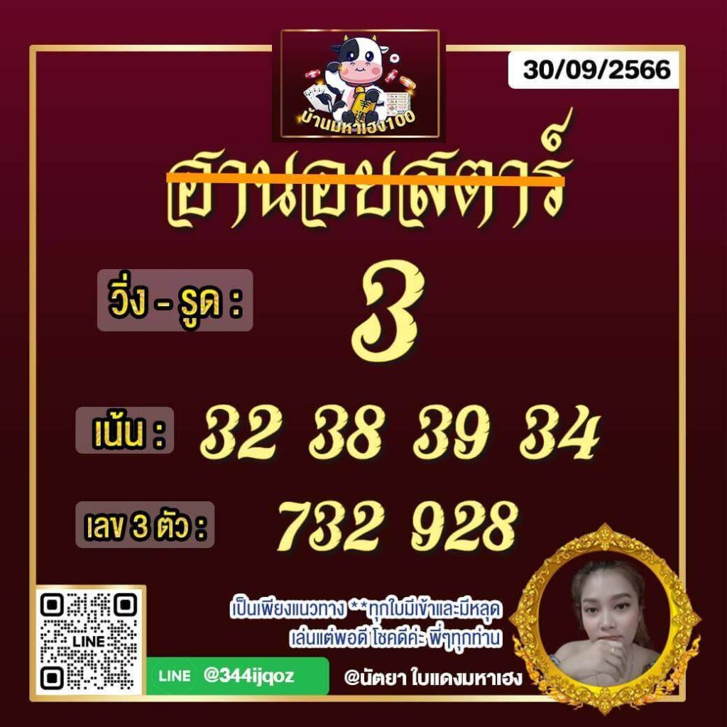 แนวทางหวยฮานอย 30/9/66 ชุดที่ 5