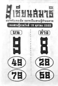 หวย9เซียนสมาธิ 16/10/66