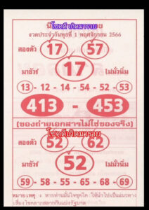 หวยลาภลอย 1/11/66