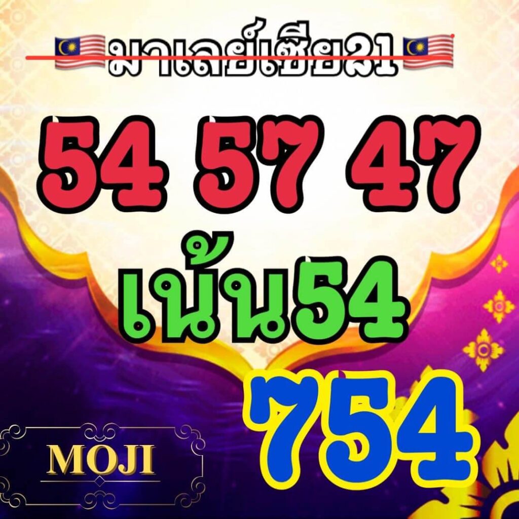 แนวทางหวยมาเลย์ 21/10/66 ชุดที่ 7