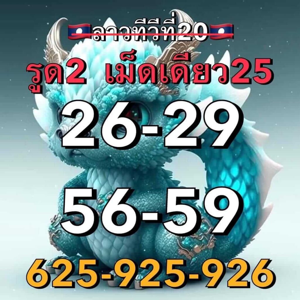 แนวทางหวยลาว 20/10/66 ชุดที่ 3