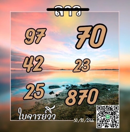 แนวทางหวยลาว 30/10/66 ชุดที่ 8