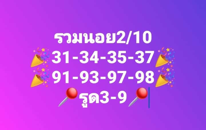 แนวทางหวยฮานอย 2/10/66 ชุดที่ 13