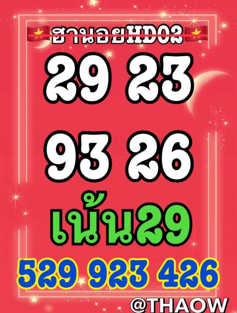 แนวทางหวยฮานอย 2/10/66 ชุดที่ 9