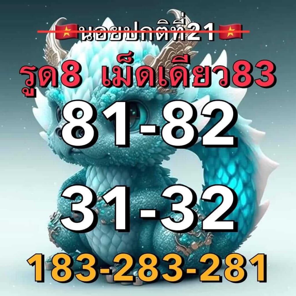 แนวทางหวยฮานอย 21/10/66 ชุดที่ 10