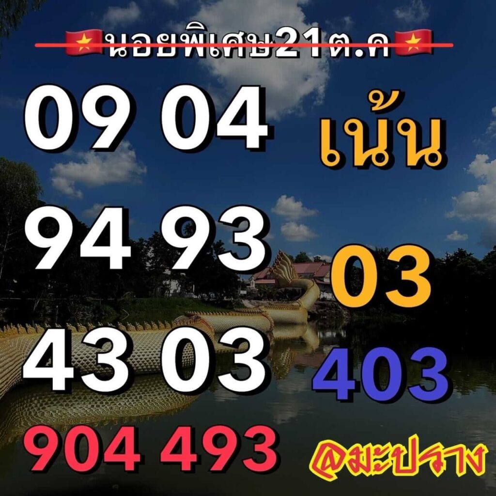 แนวทางหวยฮานอย 21/10/66 ชุดที่ 8