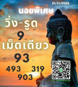 แนวทางหวยฮานอย 21/11/66 ชุดที่ 9