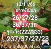 แนวทางหวยลาว 13/11/66 ชุดที่ 1