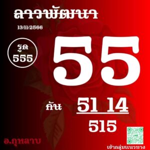 แนวทางหวยลาว 13/11/66 ชุดที่ 4