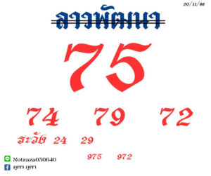 แนวทางหวยลาว 20/11/66 ชุดที่ 19