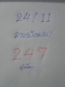 แนวทางหวยลาว 24/11/66 ชุดที่ 2