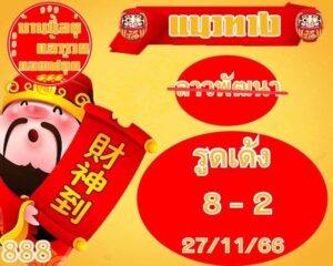 แนวทางหวยลาว 27/11/66 ชุดที่ 2