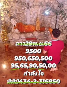 แนวทางหวยลาว 29/11/66 ชุดที่ 1