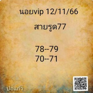 แนวทางหวยฮานอย 12/11/66 ชุดที่ 3