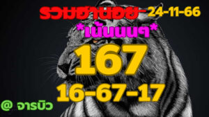 แนวทางหวยฮานอย 24/11/66 ชุดที่ 9