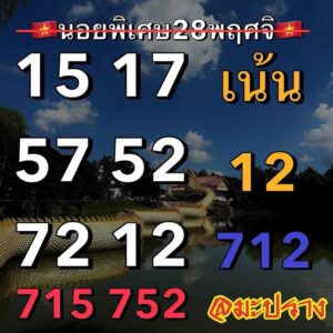 แนวทางหวยฮานอย 28/11/66 ชุดที่ 9