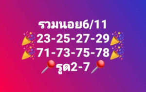 แนวทางหวยฮานอย 6/11/66 ชุดที่ 10