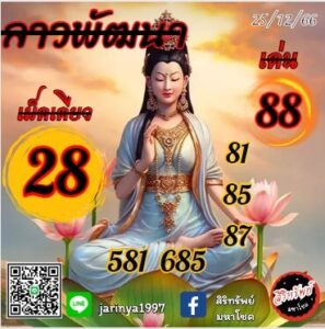 หวยลาว 25-12-66 ชุด9