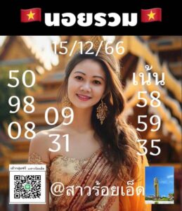 หวยฮานอย 15-12-66 ชุด1