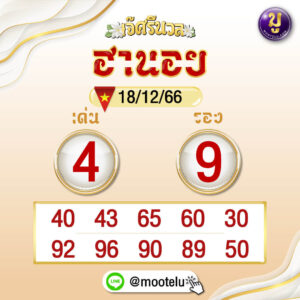 หวยฮานอย 18-12-66 ชุด8