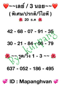 หวยฮานอย 19-12-66 ชุด5