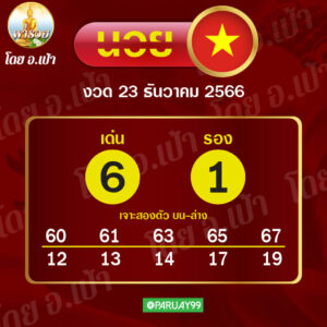 หวยฮานอย 23-12-66 ชุด9