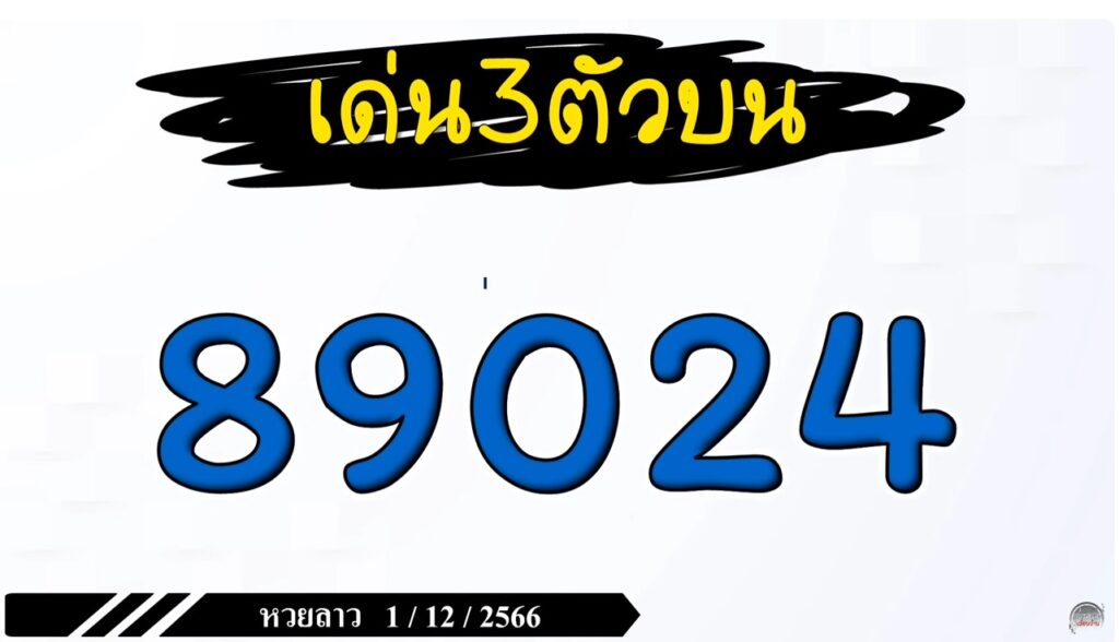 แนวทางหวยลาว 1/12/66 ชุดที่8