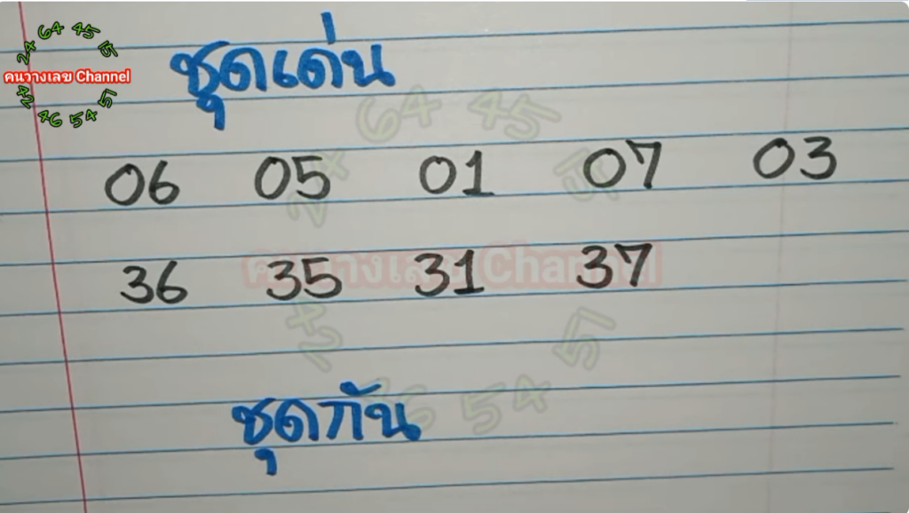 แนวทางหวยฮานอย 4/12/66 ชุด5