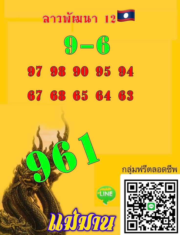 หวยลาว 12-1-67 ชุด1