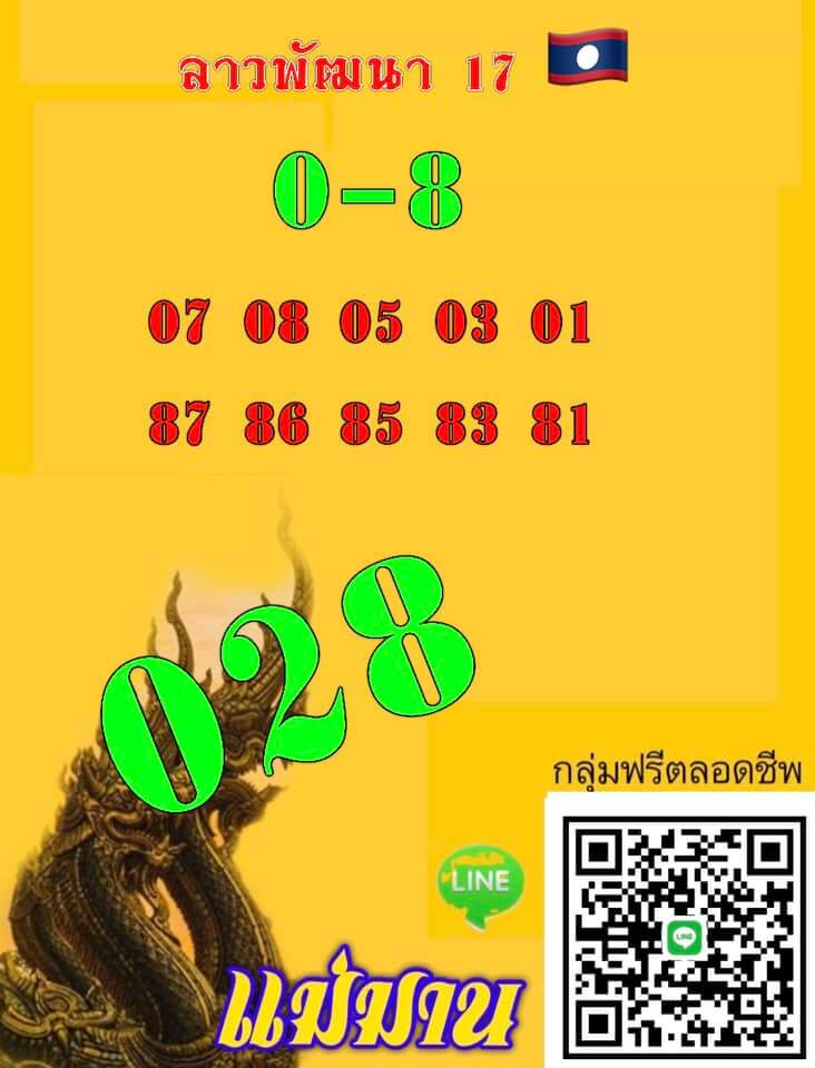 หวยลาว 17-1-67 ชุด10