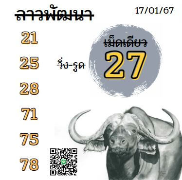 หวยลาว 17-1-67 ชุด7