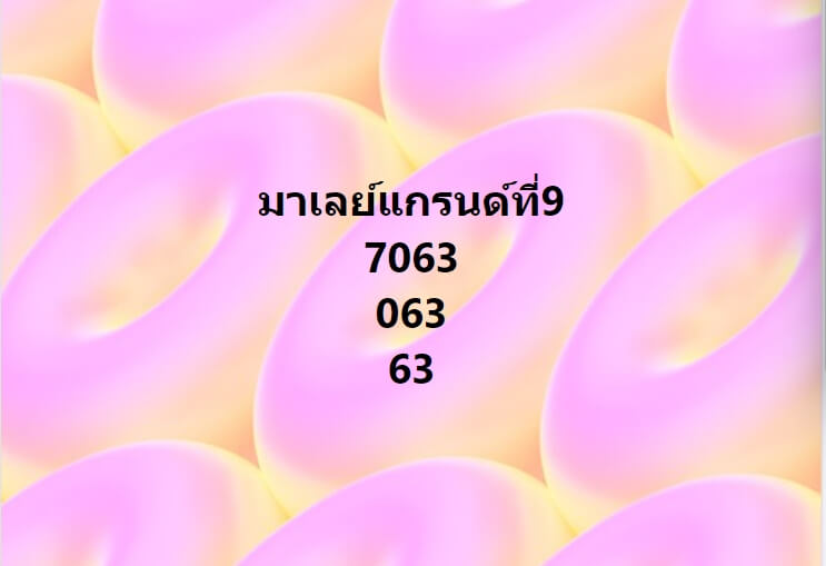 หวยมาเลย์ 10-2-67 ชุด 7