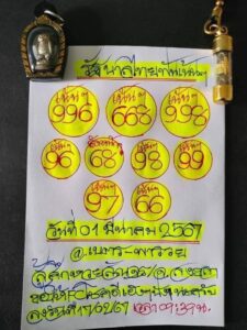 หวยเนตรพารวย 1-3-67