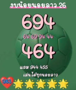 แนวทางหวยฮานอย 26/3/67 ชุดที่ 8