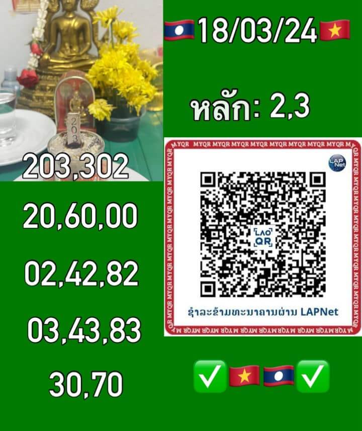 หวยฮานอย 18-3-67 ชุด1