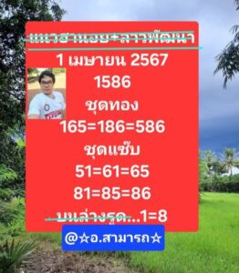 แนวทางหวยฮานอย 1/4/67 ชุดที่ 1