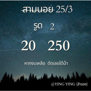 แนวทางหวยฮานอย 25/3/67 ชุดที่ 8