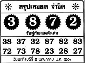 หวยจ่าชิต 2/5/67