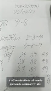 แนวทางหวยลาว 22/4/67 ชุดที่ 5