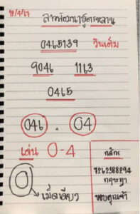 แนวทางหวยลาว 12/4/67 ชุดที่ 7