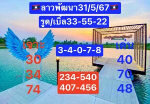 แนวทางหวยลาว 31/5/67 ชุดที่ 1