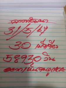 แนวทางหวยลาว 31/5/67 ชุดที่ 2