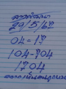 แนวทางหวยลาว 29/5/67 ชุดที่ 5