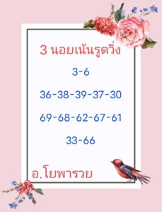 แนวทางหวยฮานอย 30/5/67 ชุดที่ 9