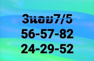 แนวทางหวยฮานอย 7/5/67 ชุดที่ 9