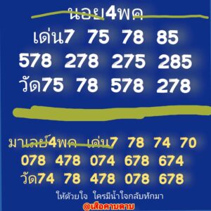 แนวทางหวยฮานอย 4/5/67 ชุดที่ 7