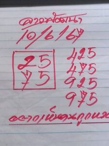 แนวทางหวยลาว 10/6/67 ชุดที่ 2