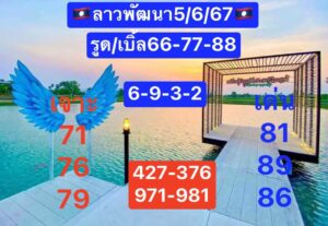 แนวทางหวยลาว 5/6/67 ชุดที่ 3